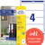 Ordner-Etiketten, Home Office, Kleinpackung, A4 mit ultragrip, 59 x 192 mm, 10 Bogen/40 Etiketten, weiß