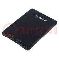 Hard discs housing: M.2; SATA III; aluminium; PnP; 100x70x7mm