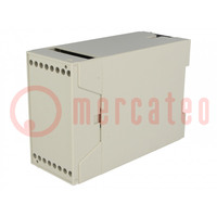 Enclosure: for DIN rail mounting; Y: 109mm; X: 45mm; Z: 75mm; ABS