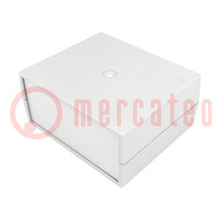 Enclosure: with panel; X: 120mm; Y: 100mm; Z: 56mm; ABS; grey