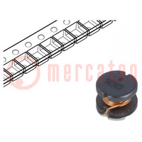 Inductor: wire; SMD; 220uH; 350mA; ±10%; Q: 20; Ø: 5.8mm; H: 4.8mm