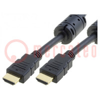 Kabel; HDMI 1.4; HDMI-stekker,aan beide zijden; PVC; Lngt: 20m