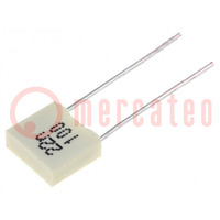 Capacitor: polyester; 22nF; 63VAC; 100VDC; 5mm; ±5%; 2.5x6.5x7.2mm