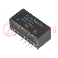 Converter: DC/DC; 2W; Uin: 9÷36V; Uout: 5VDC; Iout: 400mA; SIP8