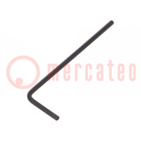 Wrench; hex key; HEX 1,5mm; Overall len: 46mm