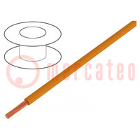 Przewód; H05V-K,LgY; linka; Cu; 2,5mm2; PVC; pomarańczowy; 50m