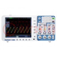 Oscilloscope: digital; Ch: 2; 200MHz; 1Gsps; 10Mpts; LCD TFT 8"