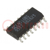 IC: digital; BCD,up/down counter; Ch: 4; IN: 1; CMOS; SMD; SO16; 600uA