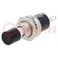 Switch: push-button; Pos: 2; SPST-NO; 1.5A/250VDC; OFF-(ON)
