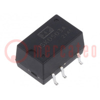Converter: DC/DC; 250mW; Uin: 4.5÷5.5V; Uout: 3.3VDC; Iout: 76mA