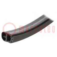 Heightened protection rubber strip; 230VAC; 24VDC; -20÷55°C