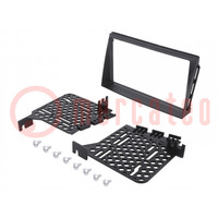 Radio frame; Hyundai; 2 DIN; black