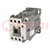 Contactor: 3-pole; NO x3; Auxiliary contacts: NO + NC; 24VDC; 12A