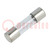 Fuse: fuse; quick blow; 50mA; 250VAC; cylindrical,glass; 5x20mm