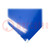 ARBO: mat voor contaminatiecontrole; Thk: 1,5mm; blauw; W: 0,45m