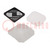 Guard; 120x120mm; screw; Holes pitch: 100.6mm; Material: polyester