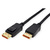 ROLINE DisplayPort Kabel, v2.1, 10K, DP ST - ST, schwarz, 5 m