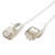 ROLINE U/FTP DataCenter Kabel Kat.7, LSOH, mit RJ45 Steckern (500 MHz / Class EA), slim, weiß, 3 m