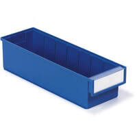 TRESTON Schublade, stapelbar, gewellter Boden, Außenmaß (BxHxT): 13,2 x 10,0 x 40,0 cm Version: 06 - blau