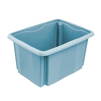 KEEEPER BOÎTE DE RANGEMENT AVEC SYSTÈME DE ROTATION/EMPILAGE, 38 X 28,5 X 20,5 CM, 15 L, EMIL, NORDIC BLUE 1054668000000