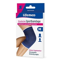 LIFEMED LOT DE 4 GENOUILLÈRES ÉLASTIQUES POUR LE SPORT BLEU TAILLE S 4251594200598