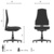* Metall-Stuhl / Living Stuhl WIREA mit Sitzkissen schwarz hjh OFFICE