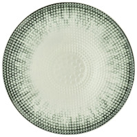 Teller flach Kuori mit Rand; 24x1.9 cm (ØxH); weiß/grau/schwarz; rund; 6 Stk/Pck
