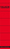 Ordnerrückenschild, kurz/schmal, 36 x 190 mm, rot, Polybeutel mit 10 Stück