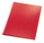Klemmbrettmappe, Pappkern mit Glanzfolienkaschierung, Klemme kurze Seite, rot