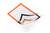 DURABLE Info-Rahmen DURAFRAME® A4, selbstklebend mit Magnetverschluss, Großverpackung, orange