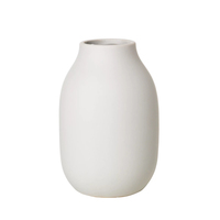 Blomus 65906 Vase Zylinderförmige Vase Porzellan Cremefarben