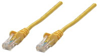 Intellinet Netzwerkkabel, Cat5e, U/UTP, CCA, Cat5e-kompatibel, RJ45-Stecker/RJ45-Stecker, 1,0 m, gelb