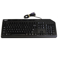 Acer KB.PS203.171 Tastatur PS/2 QWERTY Norwegisch Schwarz