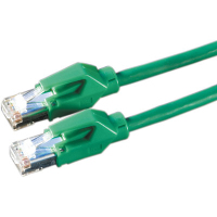 Draka Comteq S/FTP Patch cable Cat6, Green, 10m netwerkkabel Groen