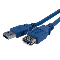 StarTech.com 1 m SuperSpeed USB 3.0 Verlängerungskabel - Stecker/ Buchse - Blau