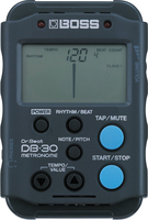 BOSS DB-30 Metronom 30 - 250 BPM Digitales Metronom Schwarz