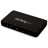 StarTech.com Switch Commutatore automatico a 2 porte HDMI con case in alluminio e supporto MHL - 4k 30Hz