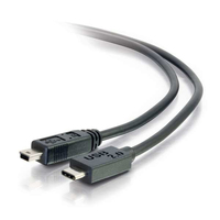 C2G USB 2.0, C - Mini B, 2m cavo USB USB C Mini-USB B Nero
