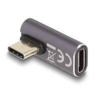 DeLOCK 60048 tussenstuk voor kabels USB-C Antraciet