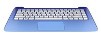 HP 836872-031 laptop reserve-onderdeel Behuizingsvoet + toetsenbord
