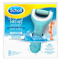 Scholl Velvet Smooth Wet & Dry Pedi Blau