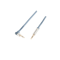shiverpeaks sp-PROFESSIONAL Audio-Kabel 0,75 m 3.5mm Blau, Chrom