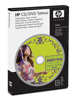 HP CD-/DVD-Tattoos - 15 Blatt/13 x 18 cm