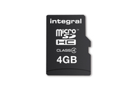 Integral 4GB MICROSDHC MEMORY CARD CLASS 4 4 Go MicroSD UHS-I
