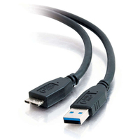 C2G 81685 cavo USB 3 m USB 3.2 Gen 1 (3.1 Gen 1) USB A Micro-USB B Nero