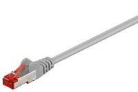 Goobay 50886 cable de red Gris 1 m Cat6 S/FTP (S-STP)
