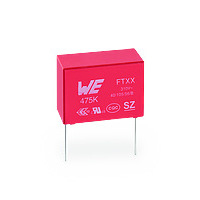 Würth Elektronik 890334025020CS capacitors Rood Vaste condensator Vlak AC