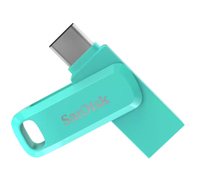 SanDisk Ultra Dual Drive Go USB flash drive 256 GB USB Type-A / USB Type-C 3.2 Gen 1 (3.1 Gen 1) Groen