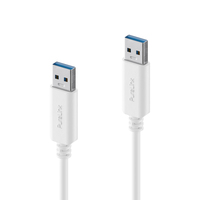 PureLink IS2410-010 câble USB USB 3.2 Gen 2 (3.1 Gen 2) 1 m USB A Blanc