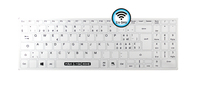 Man & Machine Its Cool Flat Wireless keyboard USB QWERTZ German White